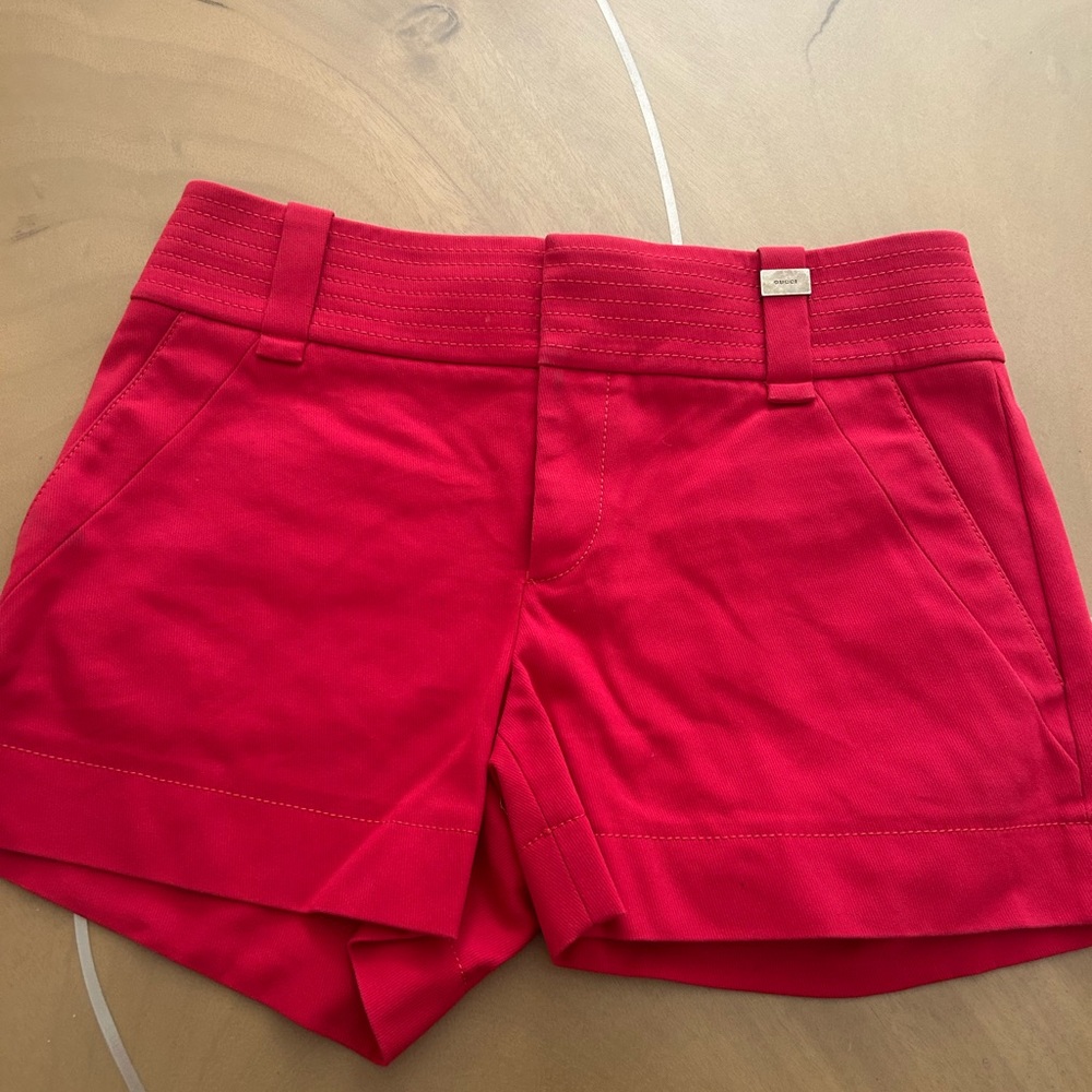 Gucci Red Women's Shorts